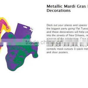 Metallic Mardi Gras Party Decorations thumbnail-1