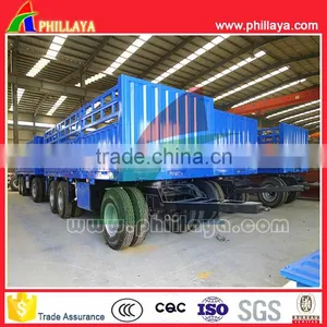 3 Axles Drawbar Double Tow Truck Interlink Trailers on Hot Sale thumbnail-3
