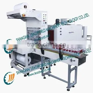 Glass Bottle Wine Wrapping Packing and Shrinking Film Wrapping Machine thumbnail-1