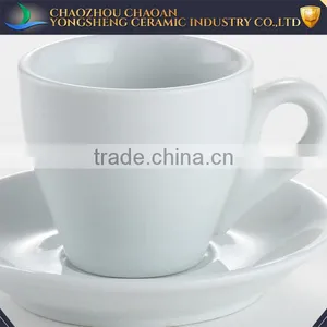 White High Quality Wholesale Tea Cups and Saucers thumbnail-2