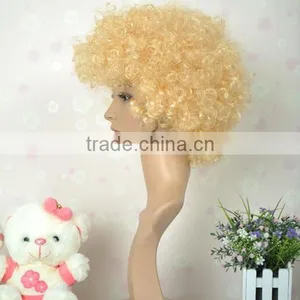 Colorful Soccer Fans Wig Afro Wholesale thumbnail-4