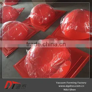 Acrylic Plastic Fabrication of Red Hemispheric Vacuum Forming Product thumbnail-6