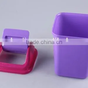 Square Plastic Trash Can/Rubbish Bin Household Garbage Can thumbnail-4