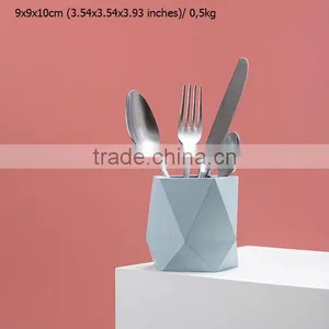 Kitchen Equipment Concrete Blue Storage Tank Simply Cutlery Holder thumbnail-2