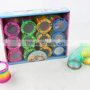 New Popular 3D Magic Raibow Spring With Led Light, LED Rainbow Spring Toys for Kids thumbnail-1