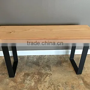 Supplier Outdoor Garden Metal Park Bench Legs With Wooden thumbnail-3