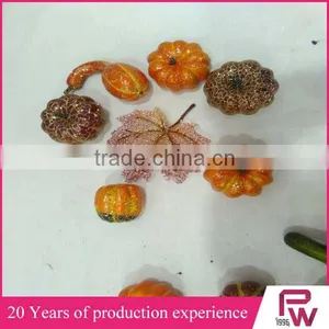 High Quality Small Crafts White Foam Craft Pumpkins for Event Decor thumbnail-5