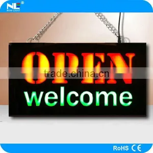 Acrylic Backlit Led Sign , 7 Colors Change Flash Light With Remote Control Led Open Sign/ Led Resin Sign. thumbnail-3