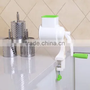 Multifunctional Rotary Cutters New Hand Shredder Grater Stainless Steel Roller Type Slicing Machine Shred Cut Into Shreds thumbnail-1