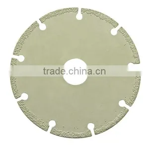 Vacuum Brazed Diamond Circular Cutting Disc/Vacuum Brazed Band Saw Blade for Granite thumbnail-1