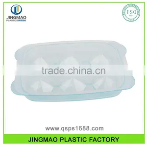 Diamond Shape OEM Service Pantone Color Plastic Ice Cube Tray thumbnail-1
