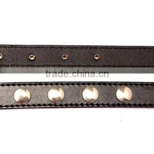 Wholesale Rivet Decorated D Pattern Buckle Sex Women Lady Thin PU Waist Belt thumbnail-5