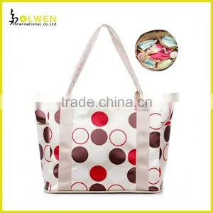 Larger Capacity Diaper Tote Bag Changing Pad Nappy Bag thumbnail-1