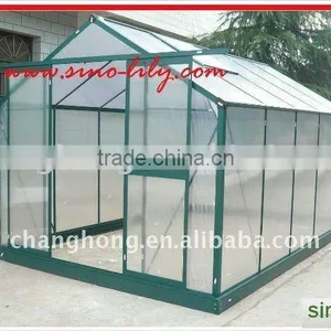 Aluminum Greenhouse Without Double Doors Two Windows thumbnail-1