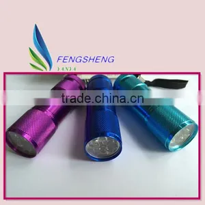 Hot Mini 9 Long Life LEDs Ultra Bright Flashlight Torch thumbnail-1