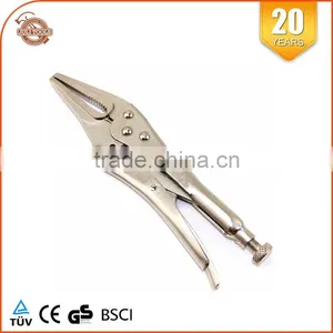 9 -inch Long Nose Locking Pliers With Wire Cutter thumbnail-1
