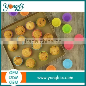 BPA Free Teacups Bakeware for Baking Muffins Silicone Cake Mould thumbnail-3