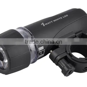 Bike Accessory WildWolf YT-M16 1W 45lm 3 Mode Front Bike White LED Light Bicycle Headlight thumbnail-1