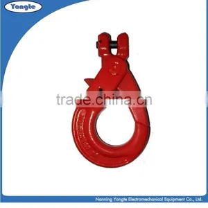 G80 European Type Clevis Hook Self-locking ,forged Lifting Safety Hook for Chain thumbnail-2