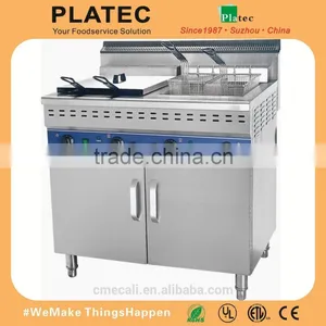Hot Sale Commercial Use 110V 220V Electric Deep Fryer With 2 Tanks and 2 Baskets thumbnail-1