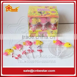 Fruity Flavor Fish Shaped Sweet Hard Lollipop thumbnail-1