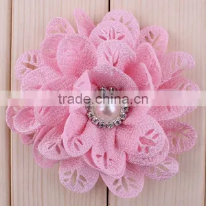 Hot Sale Fabric Flower Clip for Baby Girls thumbnail-4