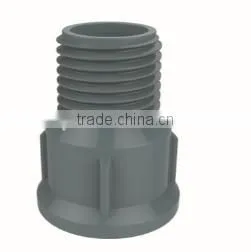 HIGH QUANLITY MALE COUPLING OF PVC DIN STANDARD FITTINGS FOR WATER SUPPLY thumbnail-1
