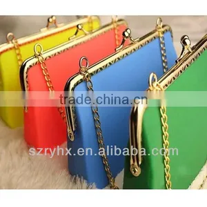 Export Candy Bracelet Metal Frame Silicone Coin Purse Makeup Bag thumbnail-1