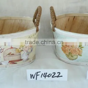2016 Cheap Hot Sale Wooden Flower Planter Pots WF14020 thumbnail-5