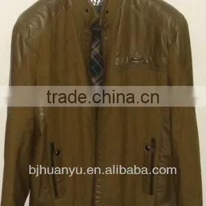 Man Leather Motorcycle Jacket Young Men Lastest Design Long Sleeve Jacket thumbnail-1