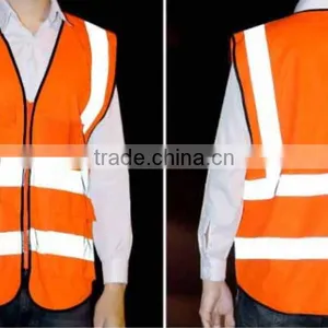 Hi Vis Orange Color Welding Suits/Coverall With Reflective Tapes for Welding Workers thumbnail-4