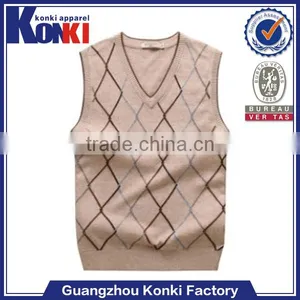 2013 Man Fashion Cashmere Sweater Vest thumbnail-1
