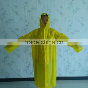 Adult Yellow 100% PVC Raincoat Manufacturer thumbnail-1