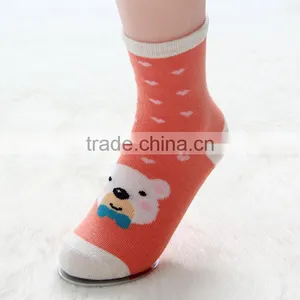 Lovely Comfortable Bear Animal Head Cotton Socks in China thumbnail-1