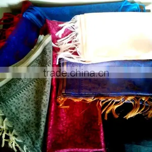 FACTORY STOCK CLEARANCE !!Silk Look Polyester Economy Stoles and Scarves thumbnail-5