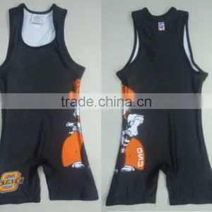 Men's Lycra Wrestling Suits, Wresting Singlets(full Sublimation Print One Side or Double Side) thumbnail-1