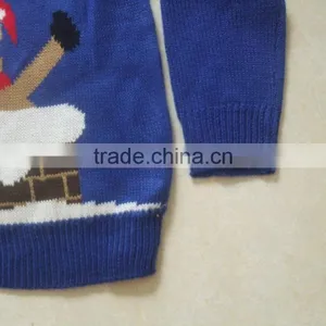 High Quality Unisex Knitted Christmas Sweaters Christmas Jumpers Ugly Sweaters Pull Over Jumper(BKN5335) thumbnail-3
