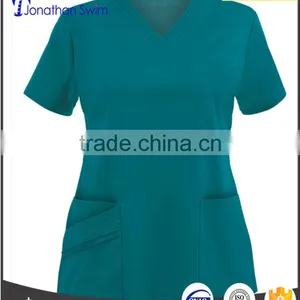 2017 Fashion Neck Design With the Most Popular Colorful Hospital Scrub Uniform thumbnail-3