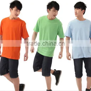 Factory Cheap Price Custom Design Cotton Bulk 180gsm Short T-shirt thumbnail-5