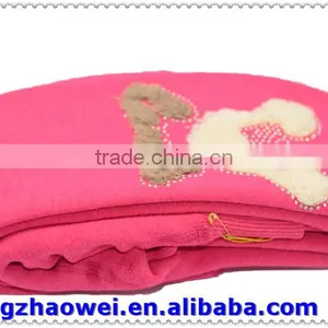 Plain Dyed Soft Fleece Inside Embroidered Kids Pantyhose thumbnail-4