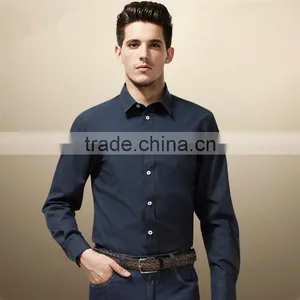 2014 100%Cotton Fabric Wholesale Mens Dress Shirts Cotton Shirt thumbnail-1