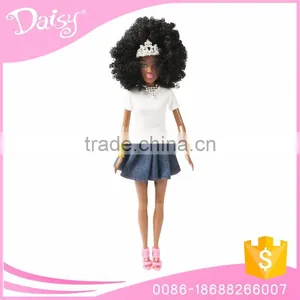 2017 Hot Selling High Quality Custom 11.5 Inch Fashion African Blythe Bjd Black Girl Doll thumbnail-1