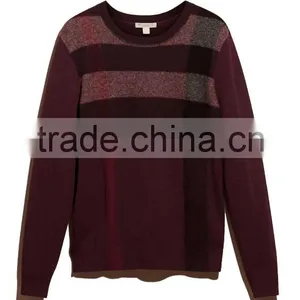 China Wholesale Breathable T-shirt 100 Cotton Sweatshirts Stripe Mens Sweatshirt thumbnail-2