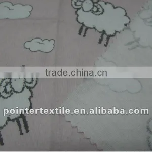 100% COTTON 26S JC PRINTED SINGLE JERSEY FABRIC 200GSM 175CM BABY DESIGNS CHINA MADE thumbnail-2