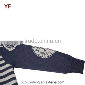 2016 New Design Boy's Stripes Jacquard Cardigan Sweater thumbnail-5