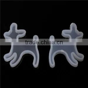 Silicone DIY Tools Resin Mold Deer Animal White 45mm x 37mm thumbnail-1