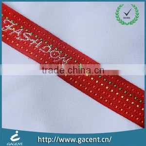 New Arrival Fashion Custom Embroidered Jacquard Ribbon thumbnail-2