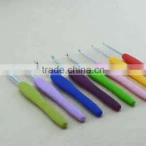 8size Soft Handle Aluminium Crochet Hook thumbnail-1