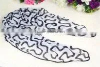 PRINTED POLYESTER SCARF thumbnail-2