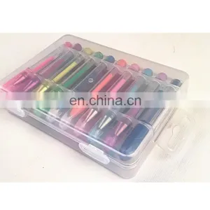 Attractive Plastic Portable 20 Colors Glitter Mini Gel Pen Pack for Office and School Use thumbnail-5